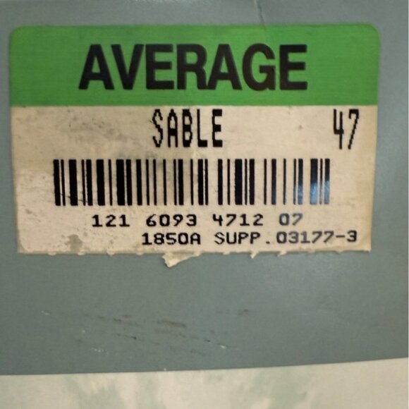 Worthington Control Top Silky Sheer Pantyhose VTG Color Sable Sandalfoot Size M - Picture 3 of 9